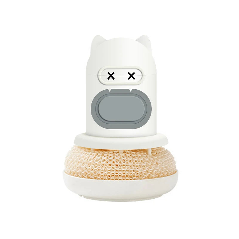 2-in-1 Kitchen Dish Brush with Soap Dispenser - Eco-Friendly Cleaning Tool for Bowls, Pots, and Dishwashers π§½β¨