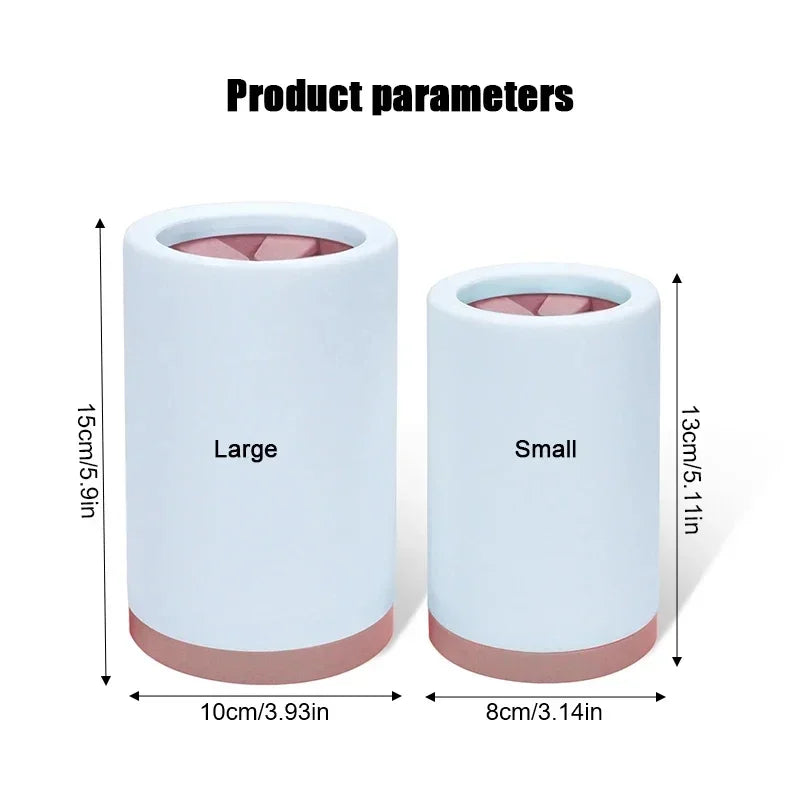 Portable Pet Paw Cleaner with Soft Silicone Bristles β Easy Foot Wash Cup for Cats & Dogs, Perfect for Muddy Paws πΎπ