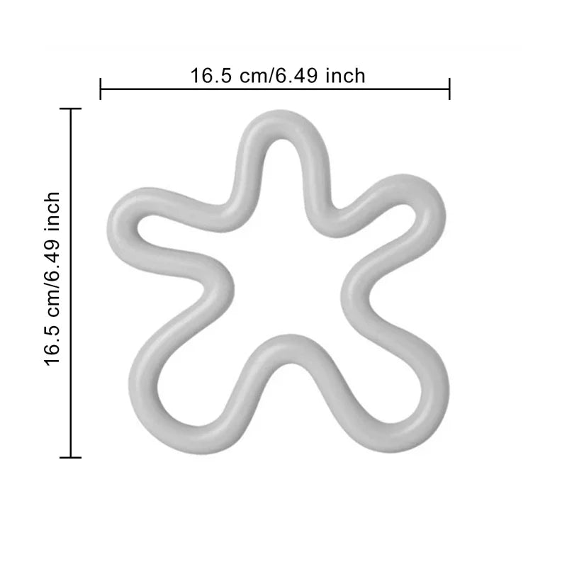 Heat-Resistant Silicone Geometric Coasters & Pot Holders - Non-Slip Drink Mats for Kitchen & Table Accessories π‘π₯