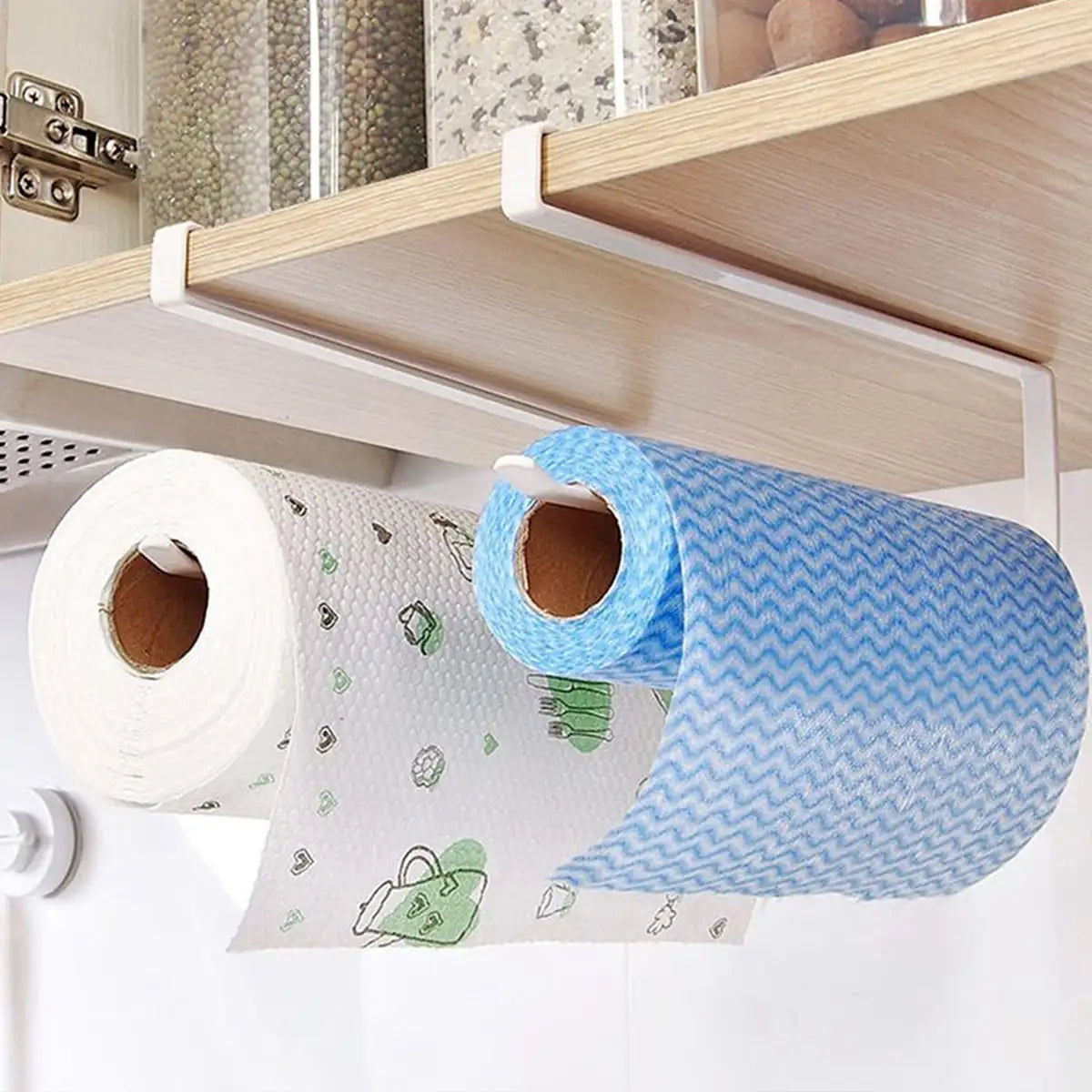 Paper Roll Holder Towel Rack - Wall Hanging Shelf for Bathroom & Kitchen Storage, Tissue Accessory Stand Hanger, Iron Wall Rack Organizer π§»πΏ