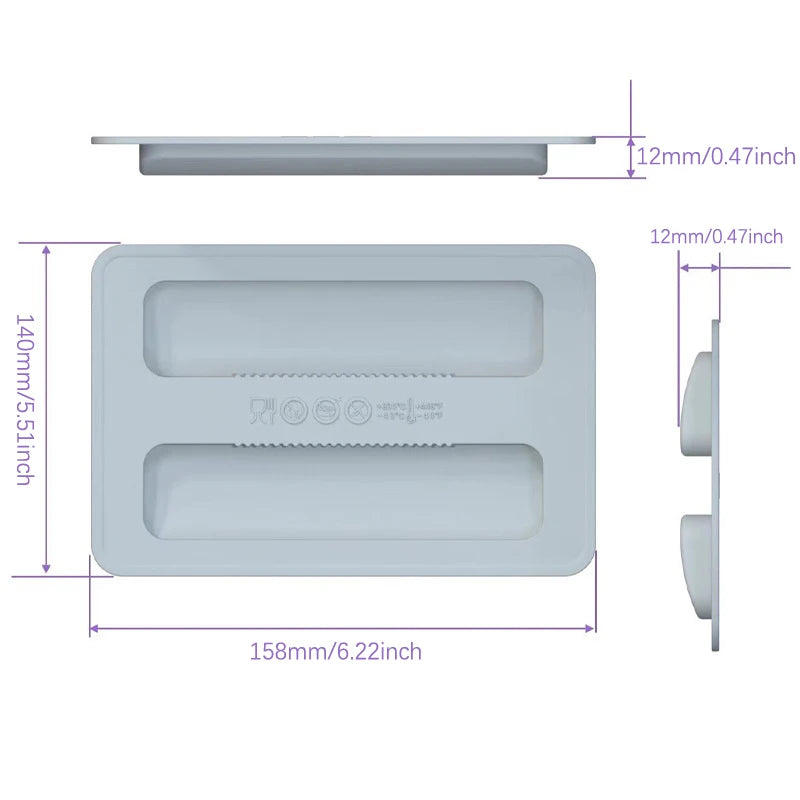 1Pcs Bread Toaster Protector Cover - Silicone Upper Cover for Bread Maker, Breakfast Maker Protector, Durable & Reusable 🍞🍽️