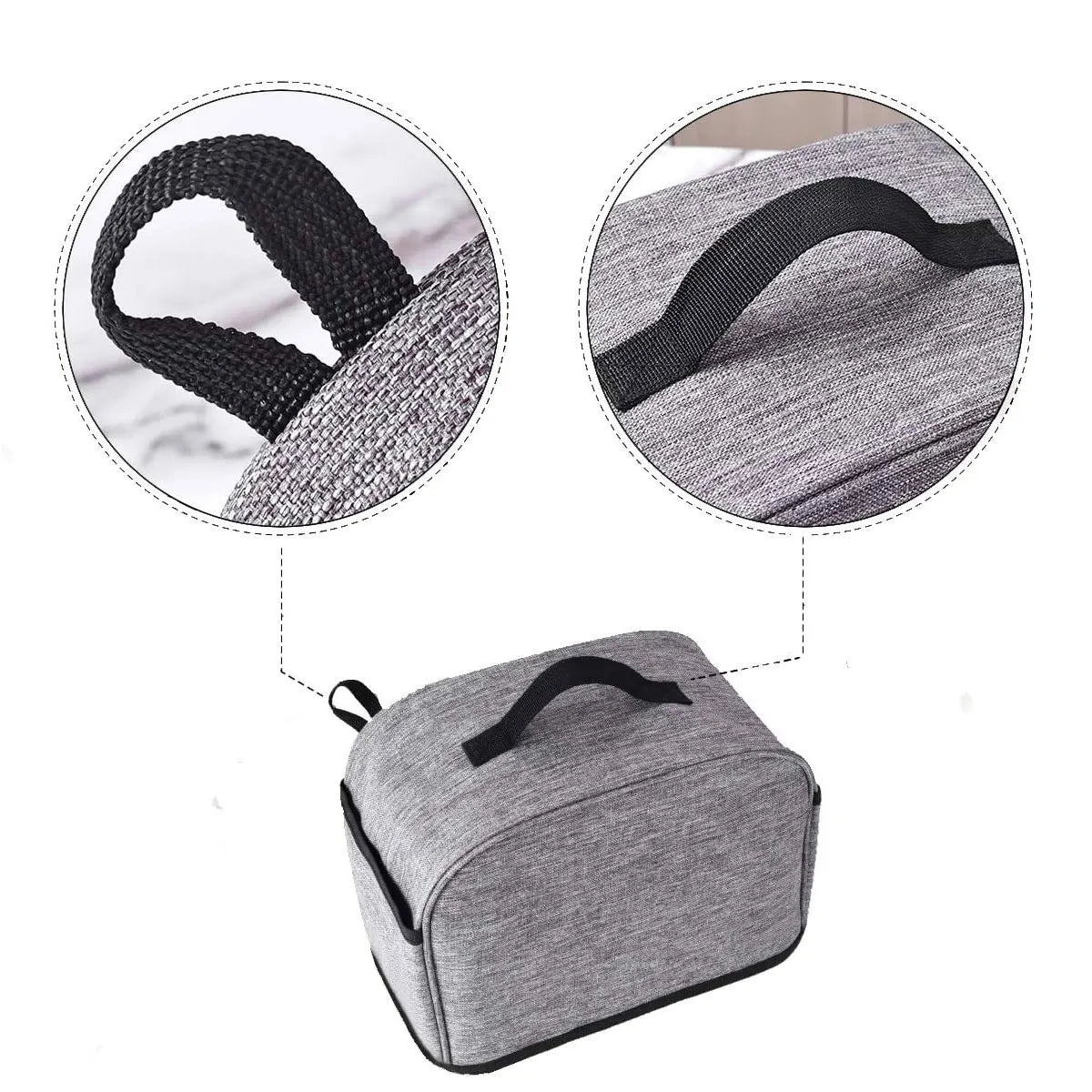 2 Slice Toaster Cover with Pockets β Dust & Fingerprint Protection, Jam Spreader Holder, & Toaster Tongs Organizer, Water-Resistant Polyester