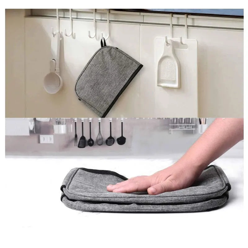 2 Slice Toaster Cover with Pockets β Dust & Fingerprint Protection, Jam Spreader Holder, & Toaster Tongs Organizer, Water-Resistant Polyester