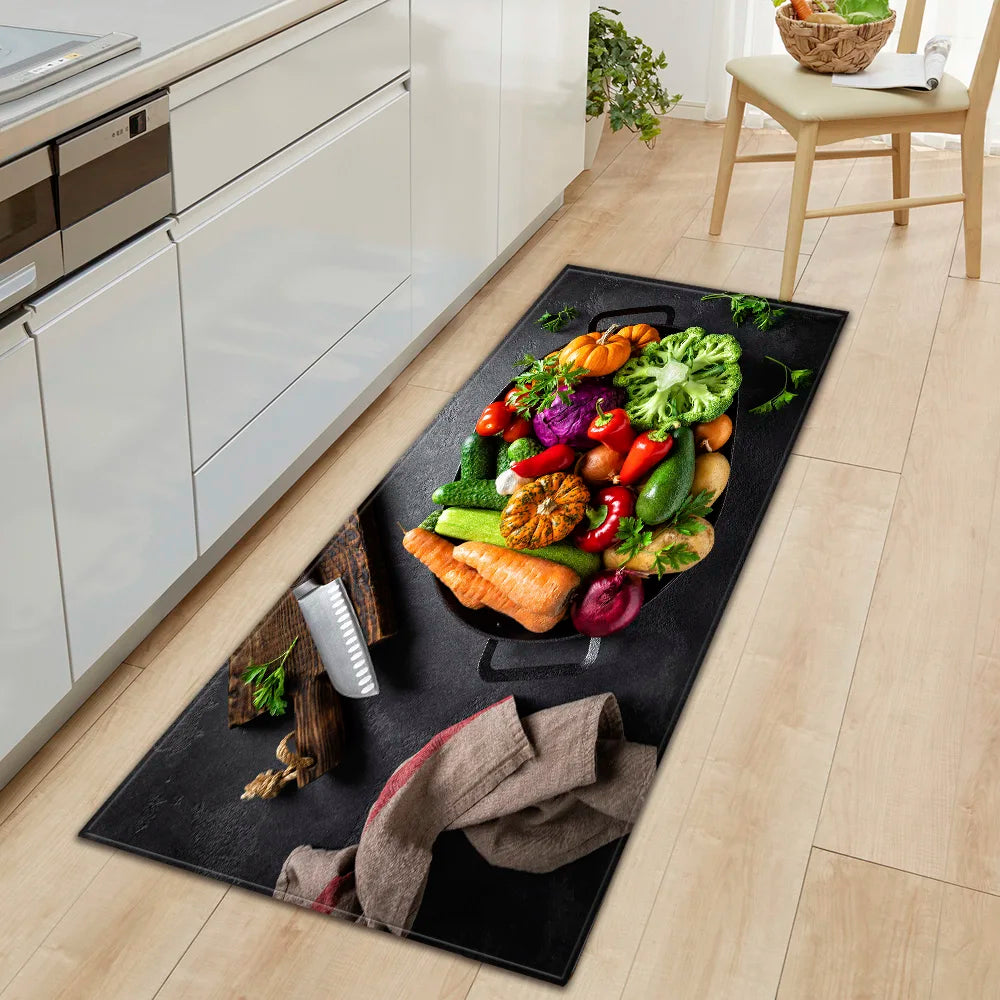 Modern Anti-Slip Kitchen Mat & Home Doormat - Waterproof, Stylish Long Rug for Living Room, Bathroom, Hallway, Bedroom & Balcony Decor