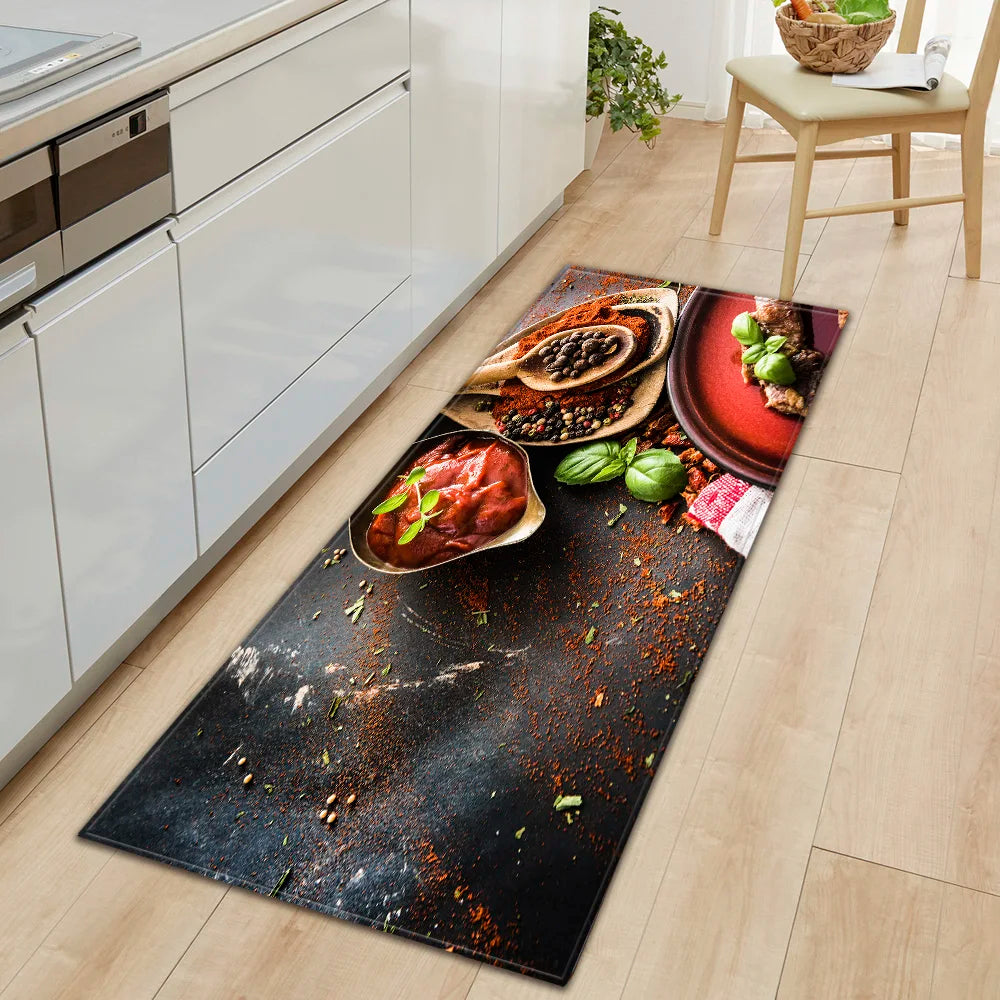 Modern Anti-Slip Kitchen Mat & Home Doormat - Waterproof, Stylish Long Rug for Living Room, Bathroom, Hallway, Bedroom & Balcony Decor