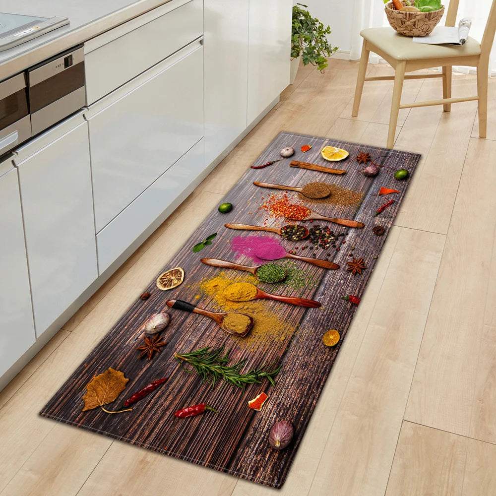 Modern Anti-Slip Kitchen Mat & Home Doormat - Waterproof, Stylish Long Rug for Living Room, Bathroom, Hallway, Bedroom & Balcony Decor