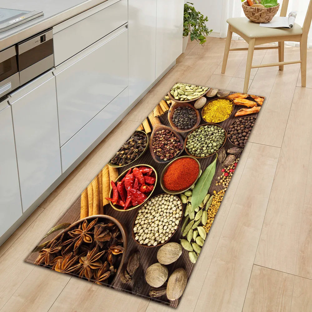 Modern Anti-Slip Kitchen Mat & Home Doormat - Waterproof, Stylish Long Rug for Living Room, Bathroom, Hallway, Bedroom & Balcony Decor