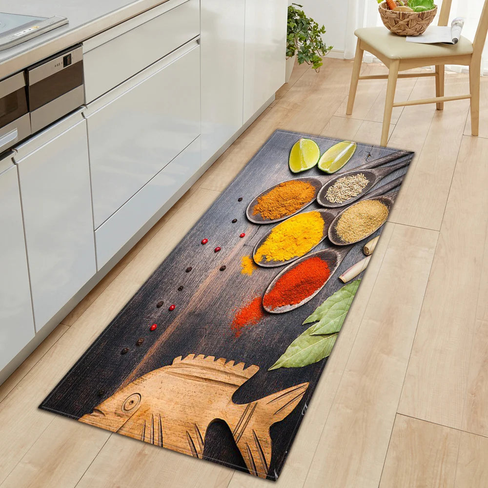 Modern Anti-Slip Kitchen Mat & Home Doormat - Waterproof, Stylish Long Rug for Living Room, Bathroom, Hallway, Bedroom & Balcony Decor