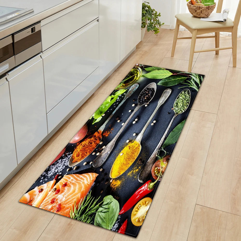 Modern Anti-Slip Kitchen Mat & Home Doormat - Waterproof, Stylish Long Rug for Living Room, Bathroom, Hallway, Bedroom & Balcony Decor