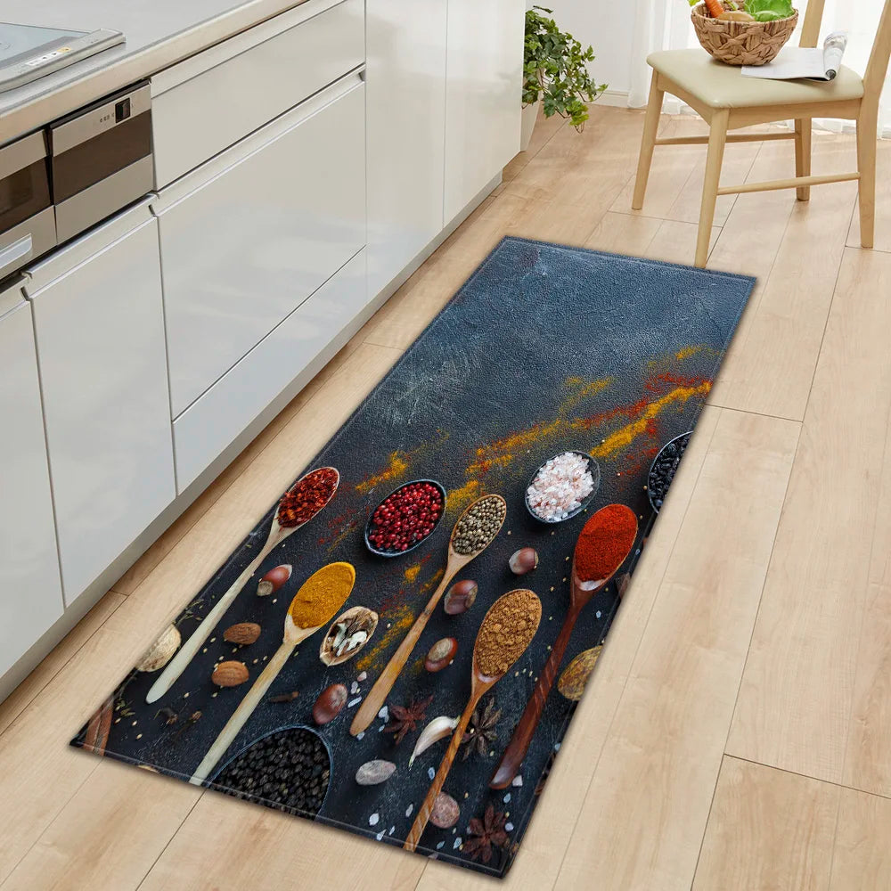 Modern Anti-Slip Kitchen Mat & Home Doormat - Waterproof, Stylish Long Rug for Living Room, Bathroom, Hallway, Bedroom & Balcony Decor