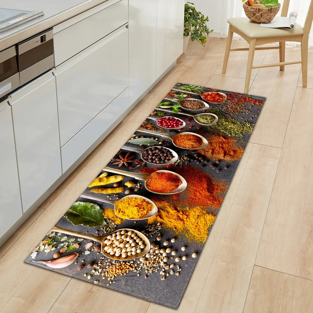 Modern Anti-Slip Kitchen Mat & Home Doormat - Waterproof, Stylish Long Rug for Living Room, Bathroom, Hallway, Bedroom & Balcony Decor