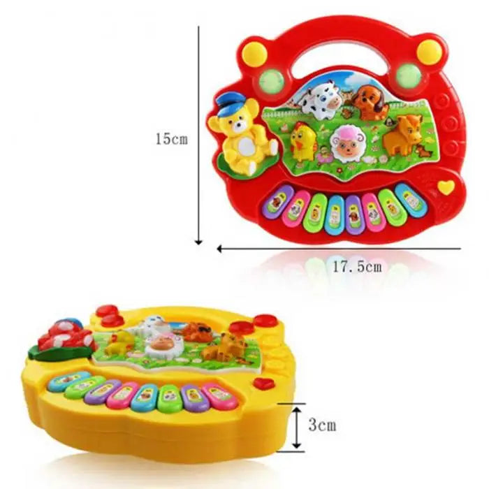 Baby Educational Piano Toy – Musical Animal Farm Learning Keyboard for Kids, Developmental Sound Toy for Children, Gift for Infants & Toddlers 🎶🐷