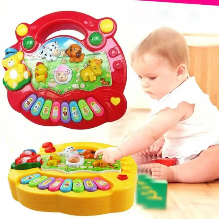 Baby Educational Piano Toy – Musical Animal Farm Learning Keyboard for Kids, Developmental Sound Toy for Children, Gift for Infants & Toddlers 🎶🐷