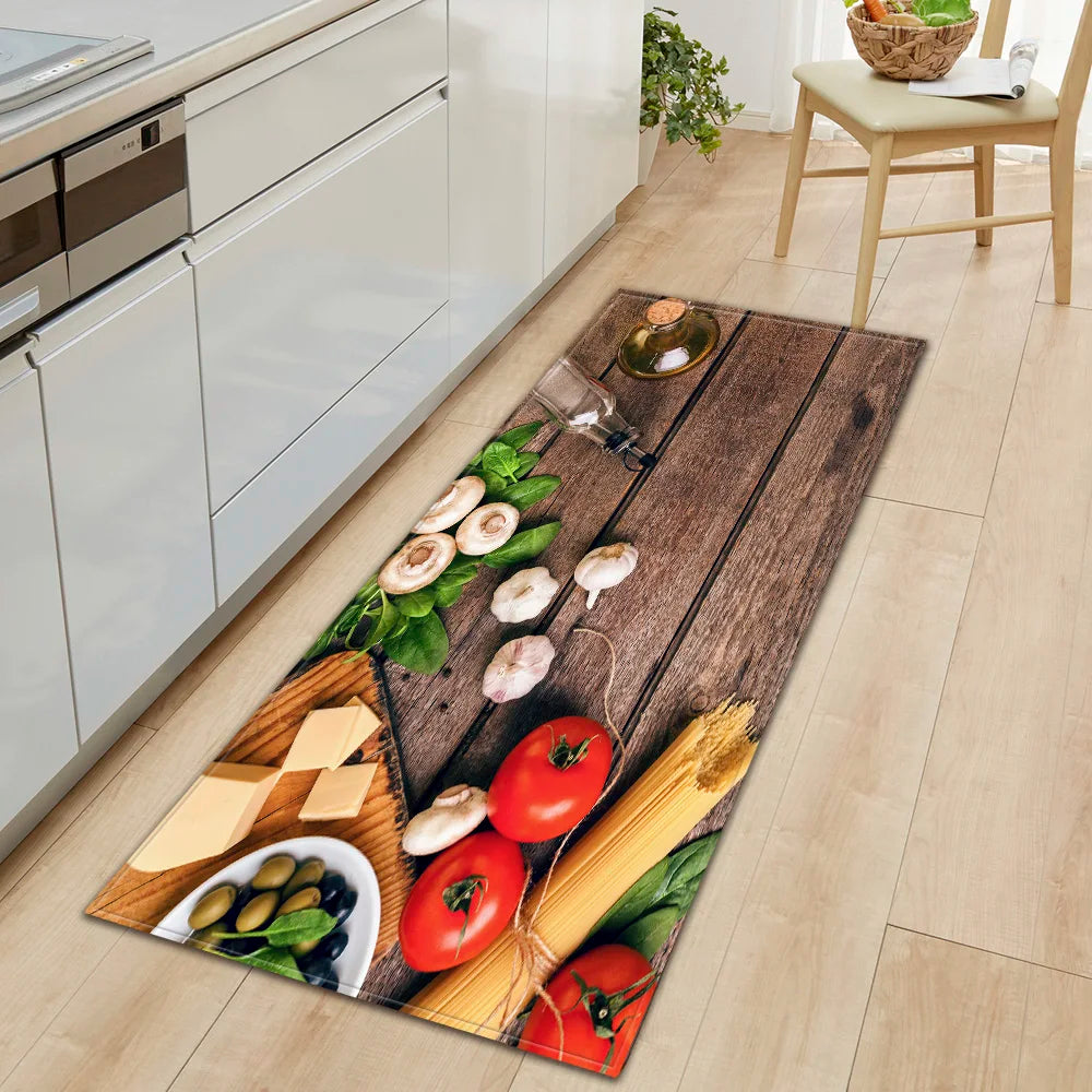 Modern Anti-Slip Kitchen Mat & Home Doormat - Waterproof, Stylish Long Rug for Living Room, Bathroom, Hallway, Bedroom & Balcony Decor