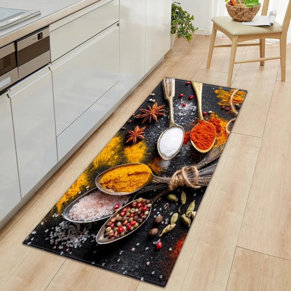 Modern Anti-Slip Kitchen Mat & Home Doormat - Waterproof, Stylish Long Rug for Living Room, Bathroom, Hallway, Bedroom & Balcony Decor