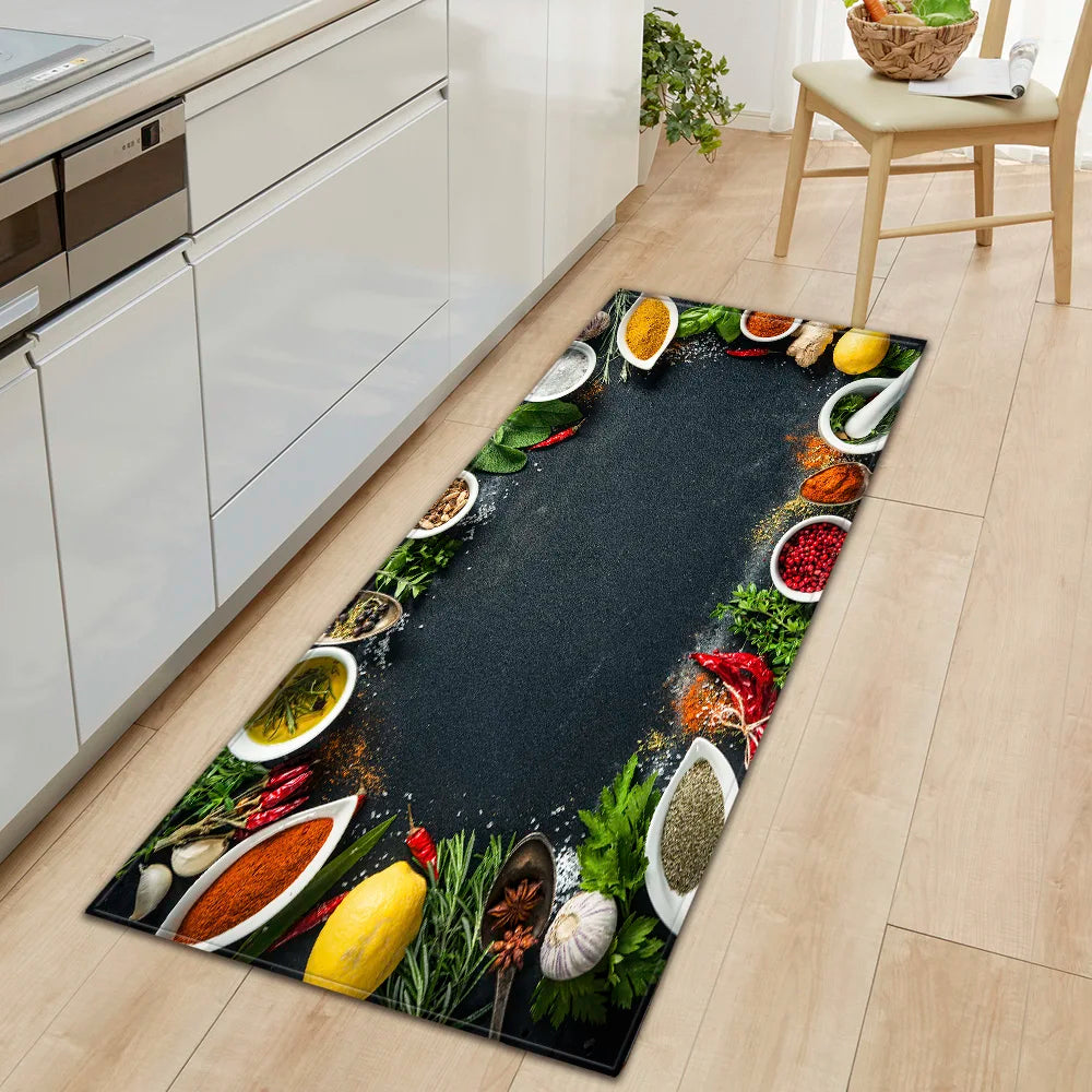 Modern Anti-Slip Kitchen Mat & Home Doormat - Waterproof, Stylish Long Rug for Living Room, Bathroom, Hallway, Bedroom & Balcony Decor