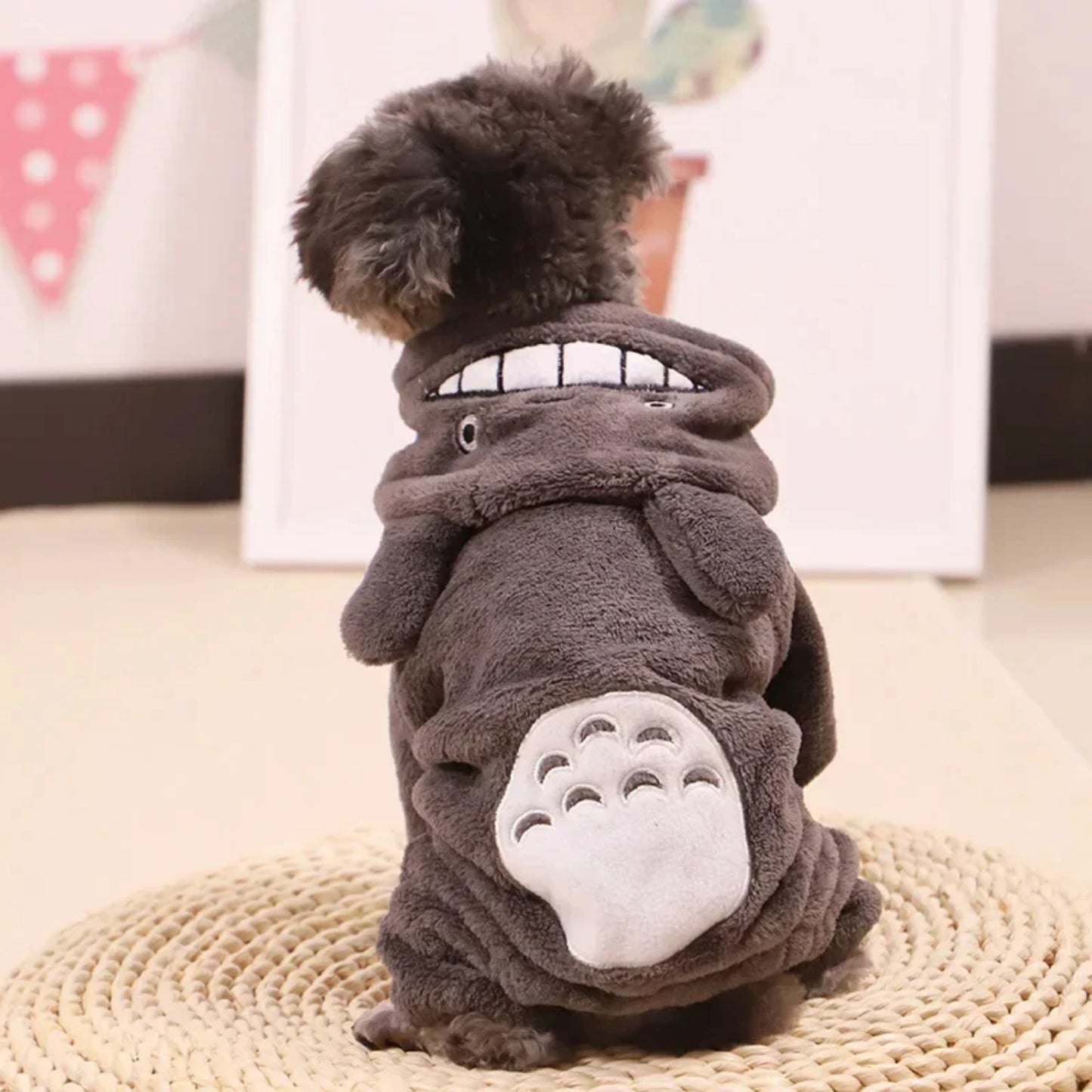 Soft Winter Dog Hoodie Jacket - Cozy Fleece Christmas Costume for Small Dogs, Chihuahua & Yorkie Puppy Warm Pet Clothes, BEAR