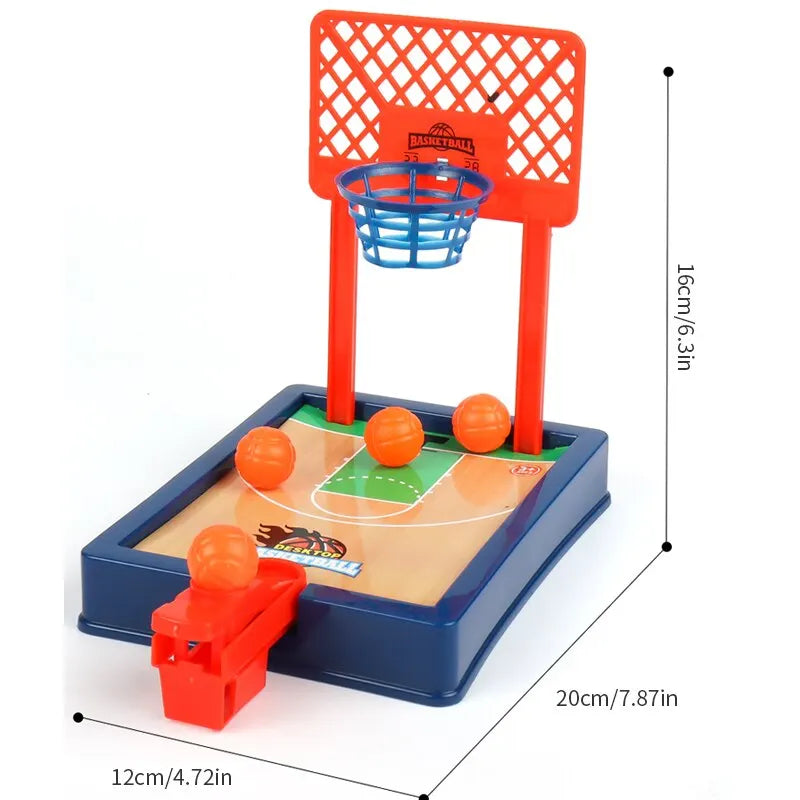 Mini Basketball Game Set – Desktop Tabletop Portable Sports Toy for Travel & Office Fun – Ideal Gift for Kids & Adults 🎯🏀