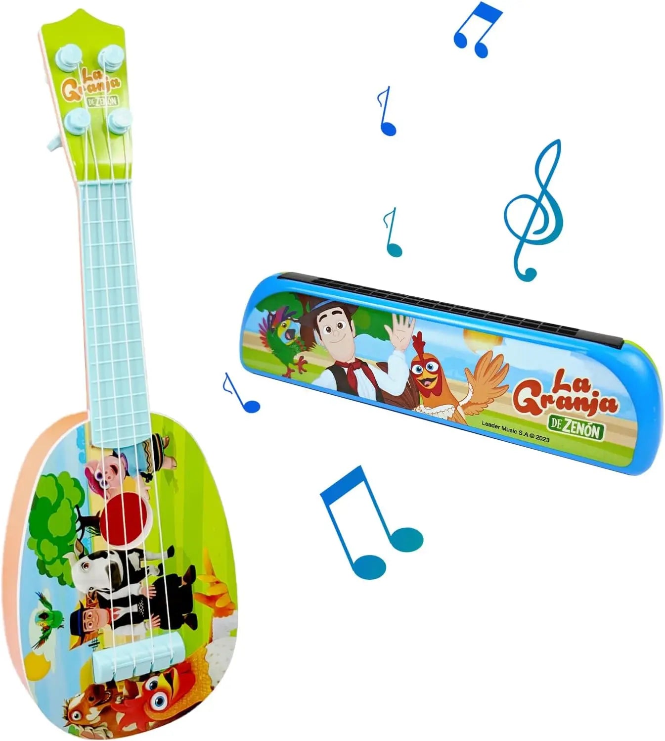 La Granja De Zenon Mini Ukulele Toy for Kids - 32CM Small Guitar Musical Instrument for Children, Educational Toy for Beginners 🎸🎶