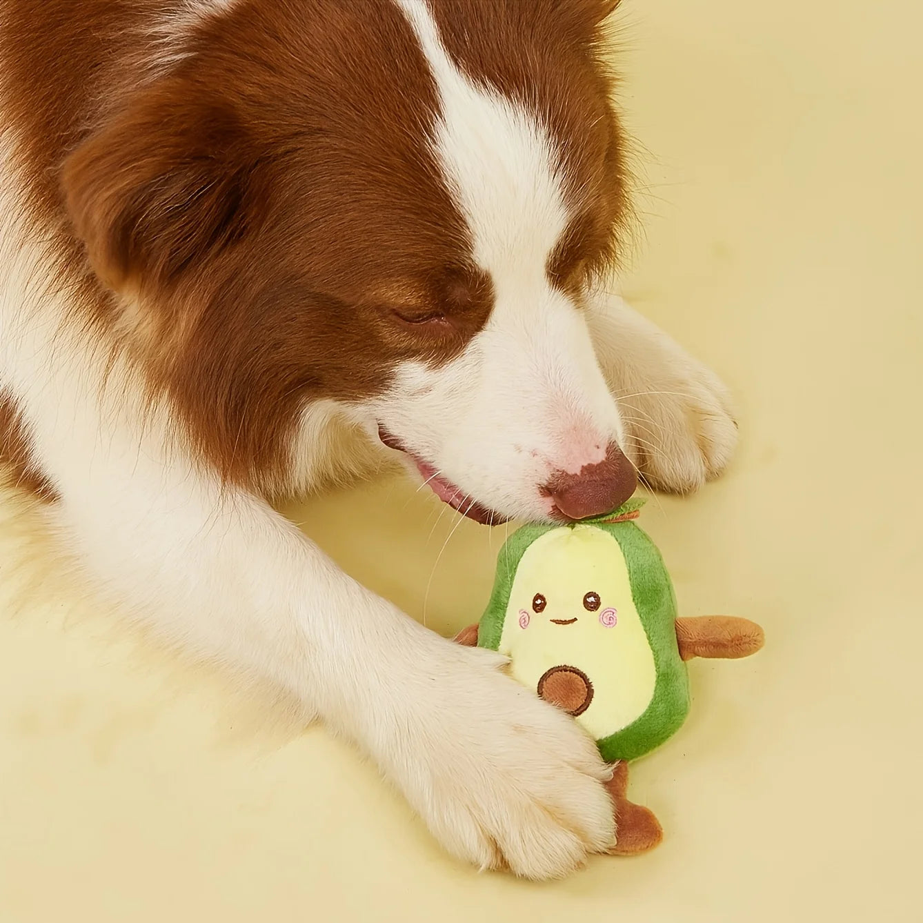 Cute Avocado Plush Toy for Dogs - Interactive & Chewable Daily Play Toy for Small & Medium Pets 🥑🐾