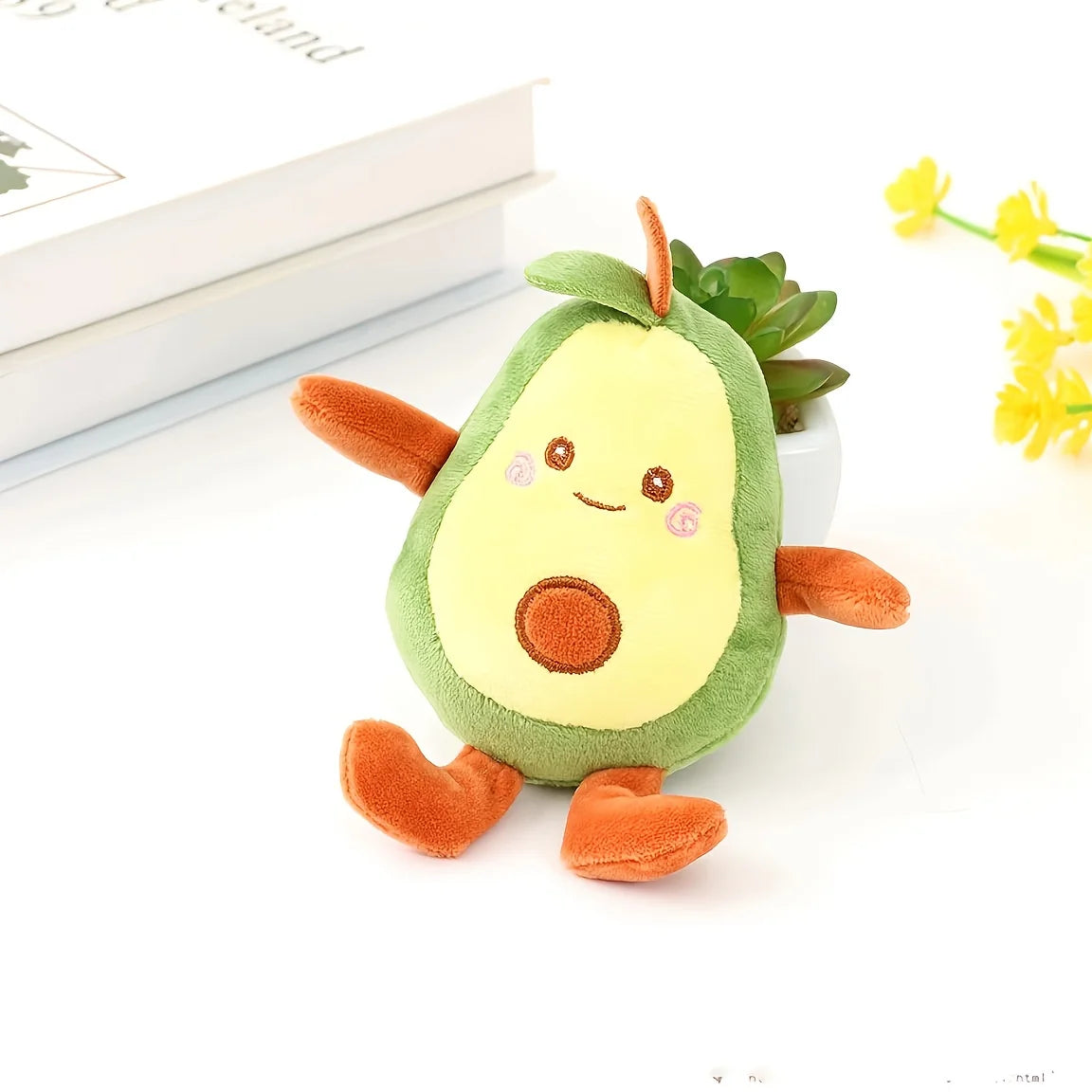 Cute Avocado Plush Toy for Dogs - Interactive & Chewable Daily Play Toy for Small & Medium Pets 🥑🐾