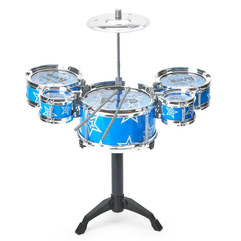 Dynamic Drum Set for Kids - Beginner Jazz Drums with Cymbals, Percussion Music Toy for Children - Fun & Educational Instrument 🎶🥁