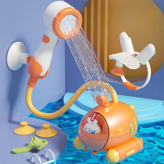 Electric Submarine Shower Toy for Kids – Fun Bathing & Pool Water Play, Swimming Pool Toy for Babies and Toddlers (Ages 3-12) 🚢🌊